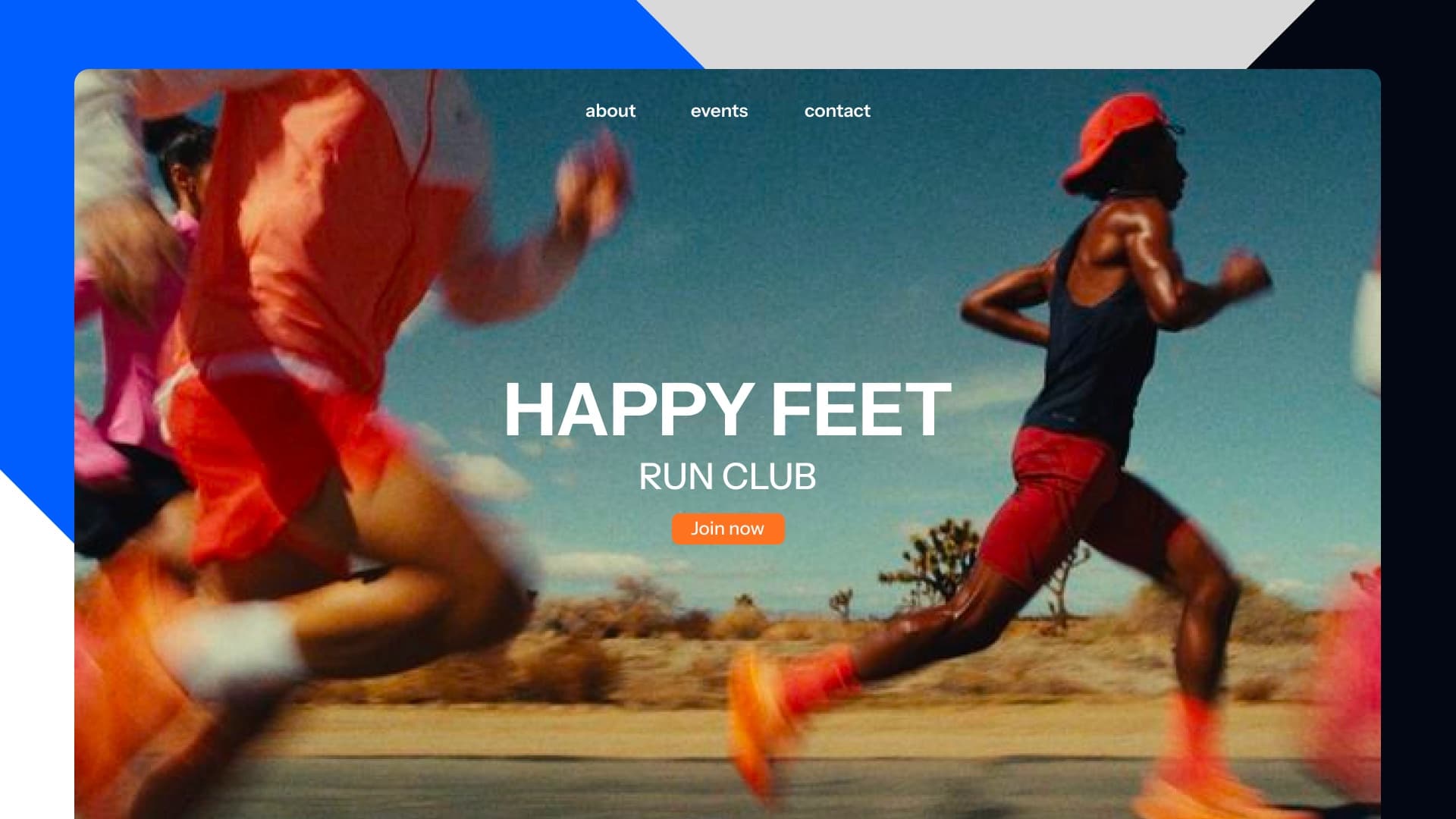 Club website preview